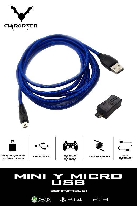 Cable Carga Control PS4 